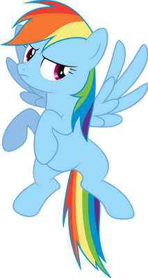 Rainbowdash angry in Ep10.