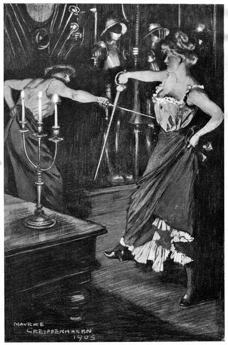 Duel by candlelight between Royda and Phillipa by levv2 on DeviantArt