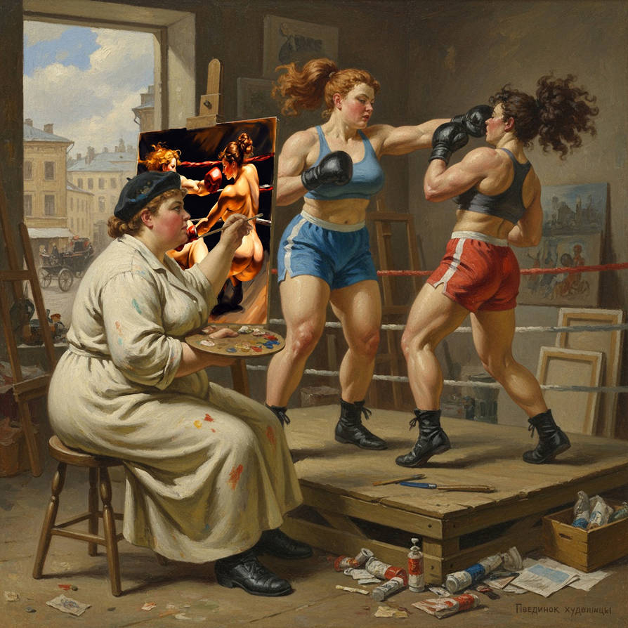 Deviantart International Boxing Boxing Artist's Studio. Sweet Boxing Art. by levv2 on DeviantArt