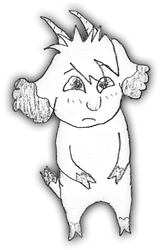 Sad goat