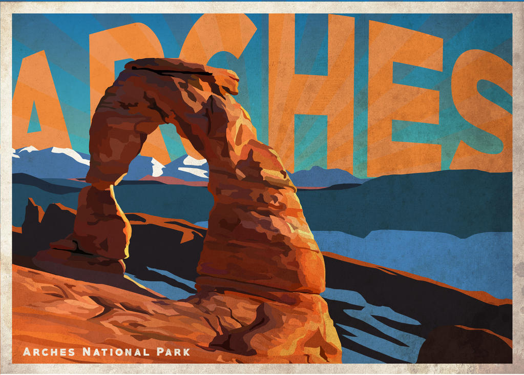 Arches Postcard by thisisntcrystal on DeviantArt