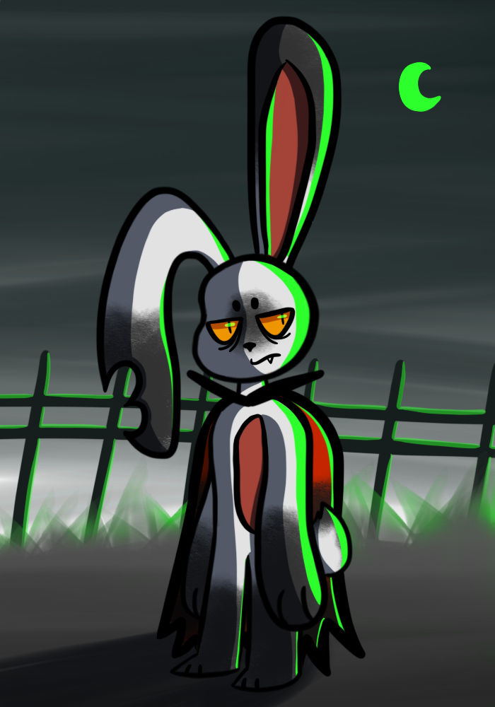 Vampire Bunny by alienmako on DeviantArt