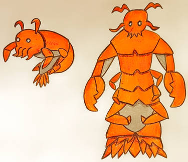 Fakemons Crevettes