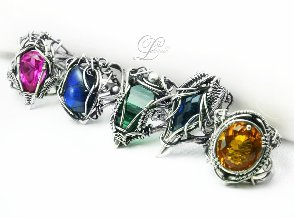 collection of rings Lunarieen UK