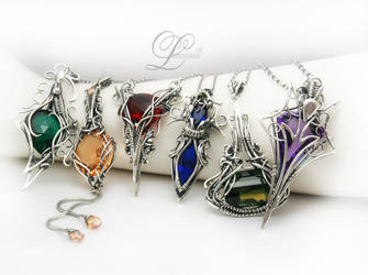 collection of necklaces III  Lunarieen UK