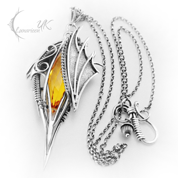 EZGHASTHUR - silver and citrine