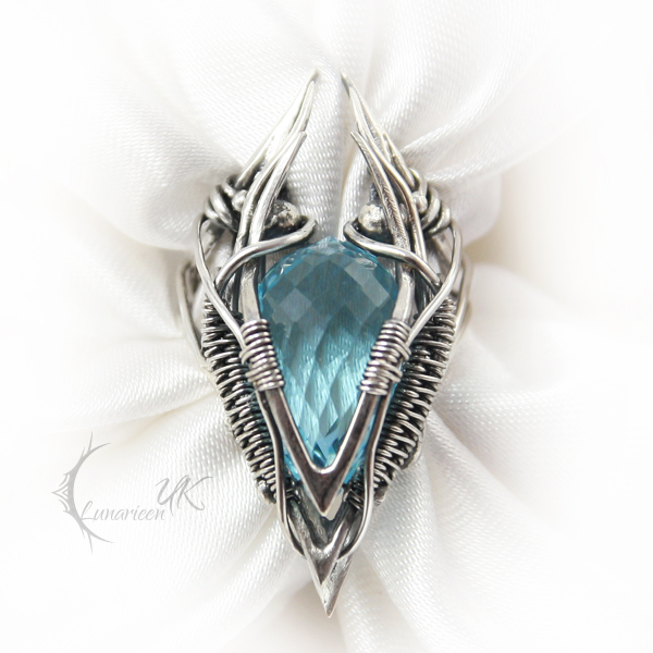 ENTIAMELIORH - silver and blue topaz