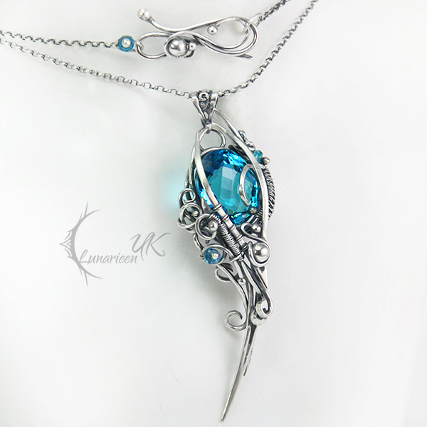 ISHYMAX - silver , topaz and quartz by LUNARIEEN