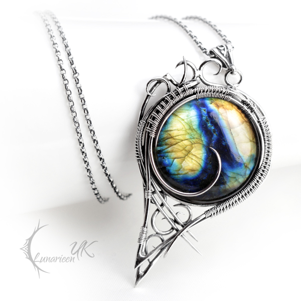 MYSTRLIX - silver and labradorite