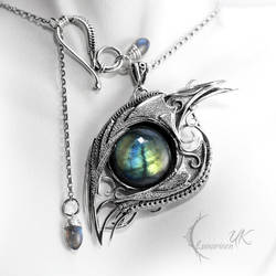 NASSTHNAR DRACO - silver and labradorite