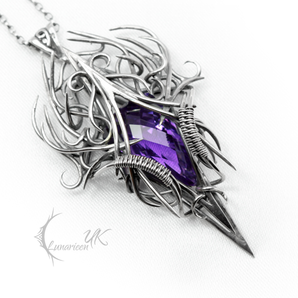 CAGTGHNAR - silver and amethyst.