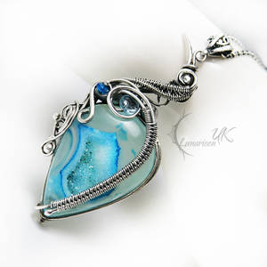 LAKE OF PHALTAVIRTH silver , agate, topaz, apatite