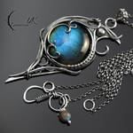 MYTHIAR AGNYR - silver and labradorite by LUNARIEEN