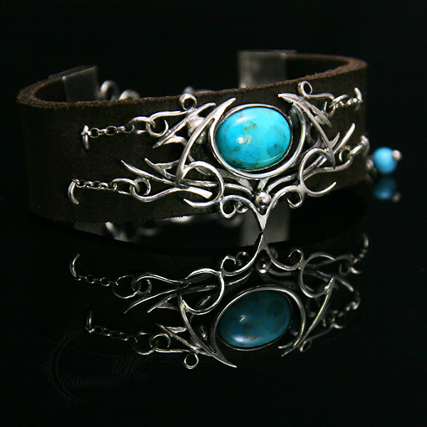 LUHTRAX - Silver, Leather, Turquoise.