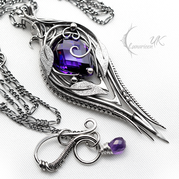 NACTARIAH - Silver, Purple Zirconia and Amethyst