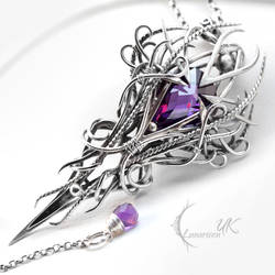 XAGHARNYS - Silver, Purple Zirconia and Amethyst