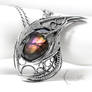 XACTHNAR DRACO- Silver and Purple Labradorite