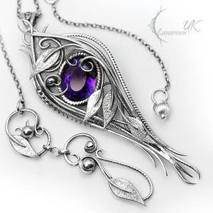 GHZARIALL - Silver and Amethyst.