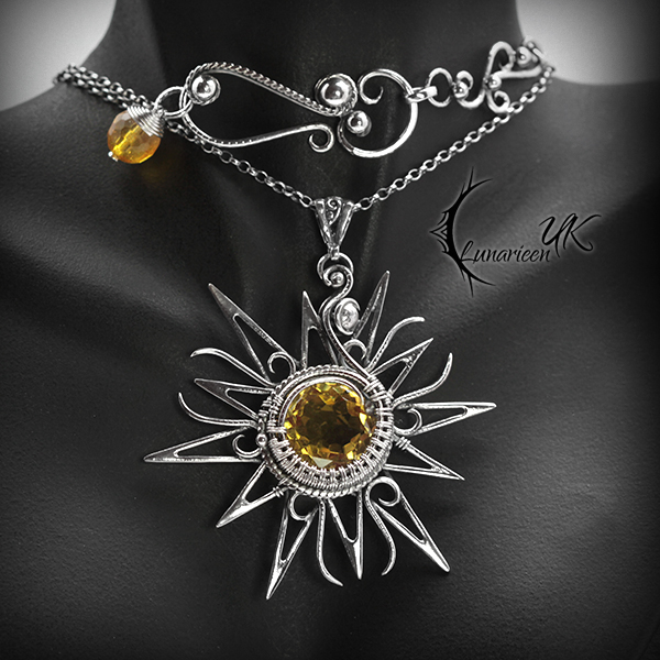 HAZZGNARIA - Silver, Citrine.