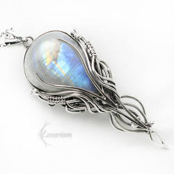 YNNARXTH - Silver and Rainbow Moonstone