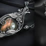 Necklace MAHSTRA ZAYRII - Silver and Labradorite