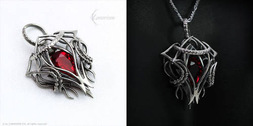 XATHNAREL - Silver and Red Quartz