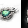 ADARRMAHX Dragon's Eye- Silver and Labradorite