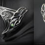 PHANARIALL - Gothic Ring, Silver and Labradorite