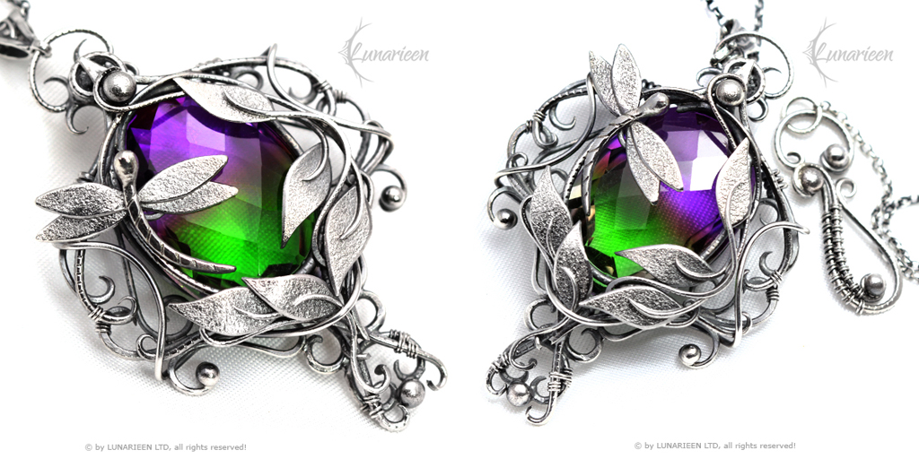 GHANRIEEL - Silver and Ametrine by LUNARIEEN