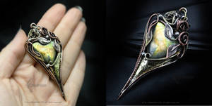 DARMARTIEEN brass,silver,copper,labradorite