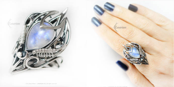 LUNARTHEI Silver and Moonstone