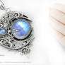 NANNELIRAH BLUE MOON Silver and Moonstone