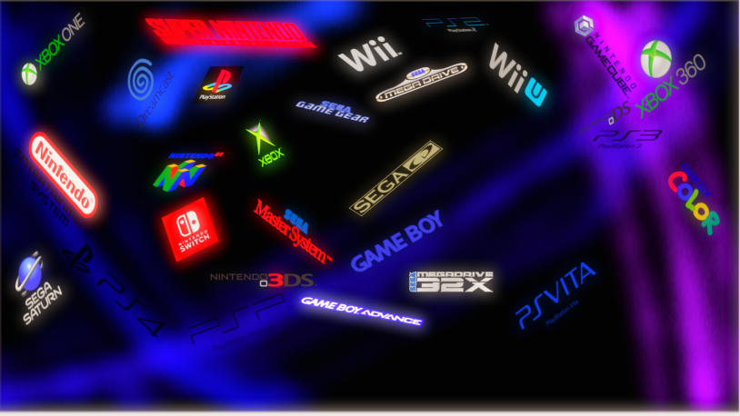 game console logos