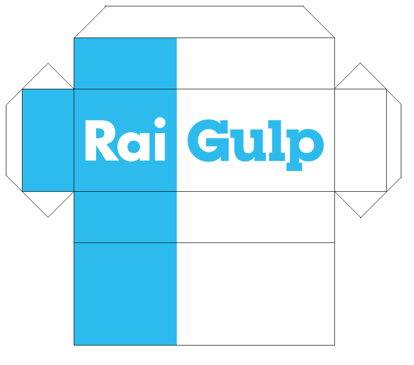 Rai Gulp Logo 2016 papercraft template by Hoodmongerfanboy2000 on DeviantArt