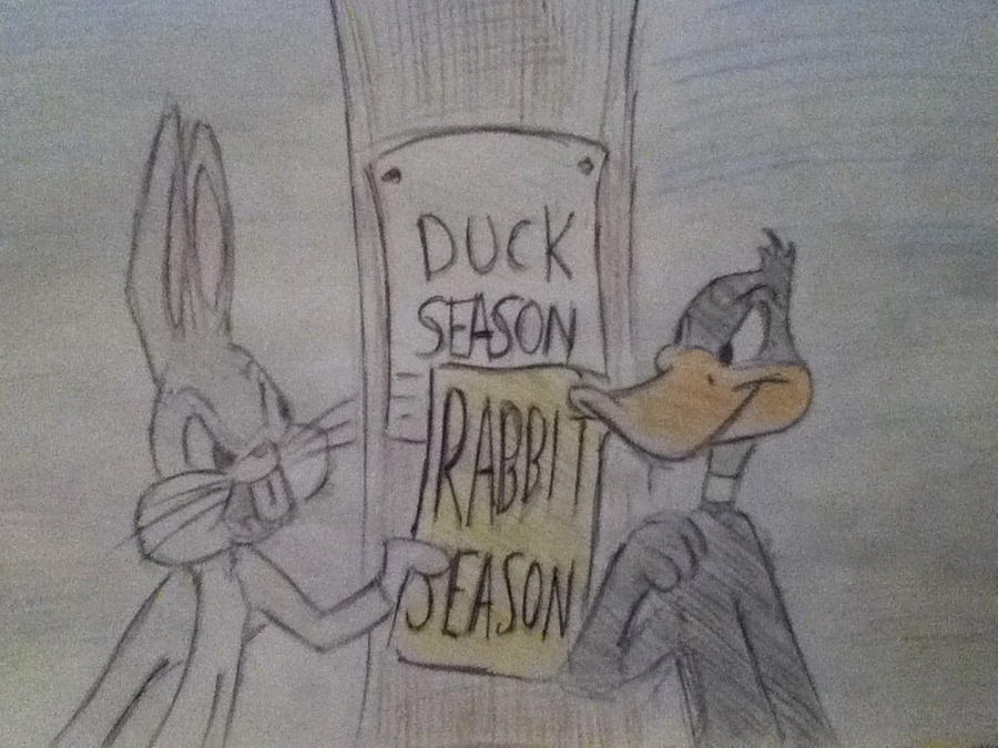 Deviantart Open Season Rabbit DUCK SEASON! RABBIT SEASON! by TheKillingJoke-Alep on DeviantArt