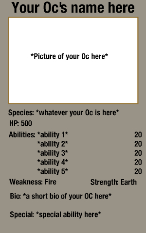 OC Card Base by RedSnowFox on DeviantArt