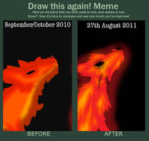 Before+After Meme: Fox of Fire