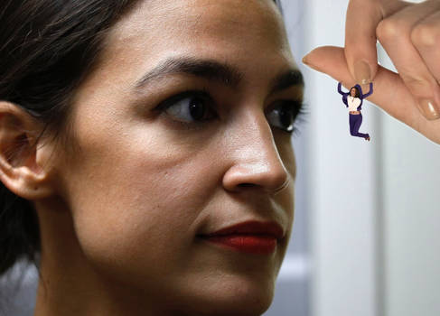 AOC shrinks Kamala Harris