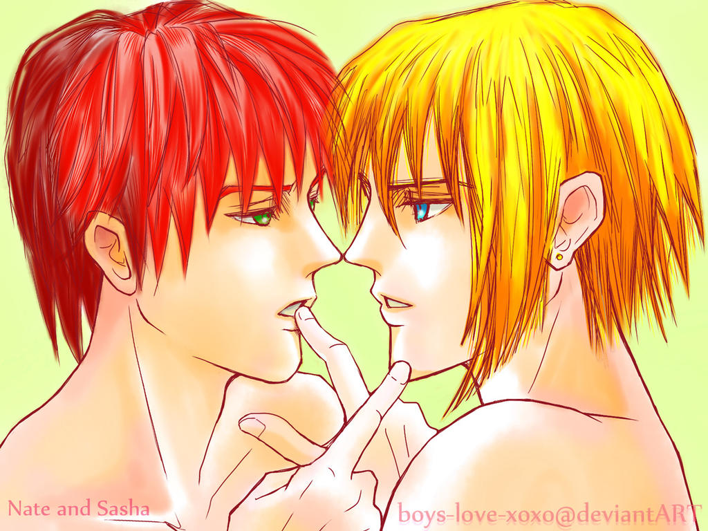Nate and Sasha by boys-love-xoxo on DeviantArt
