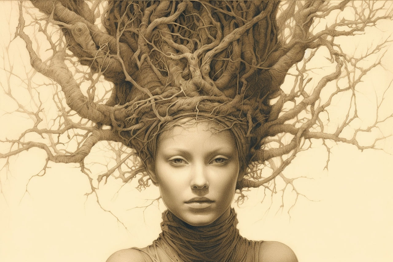 Tree Spirit by marinashipovaart on DeviantArt