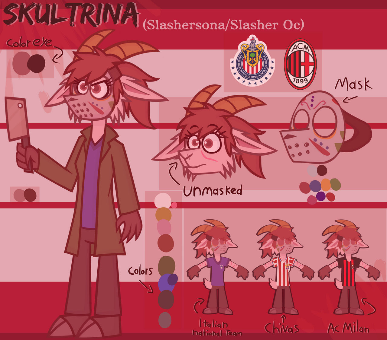 Skultrina (Slashersona/Slasher Oc) (Reference) by vale1hdz on DeviantArt