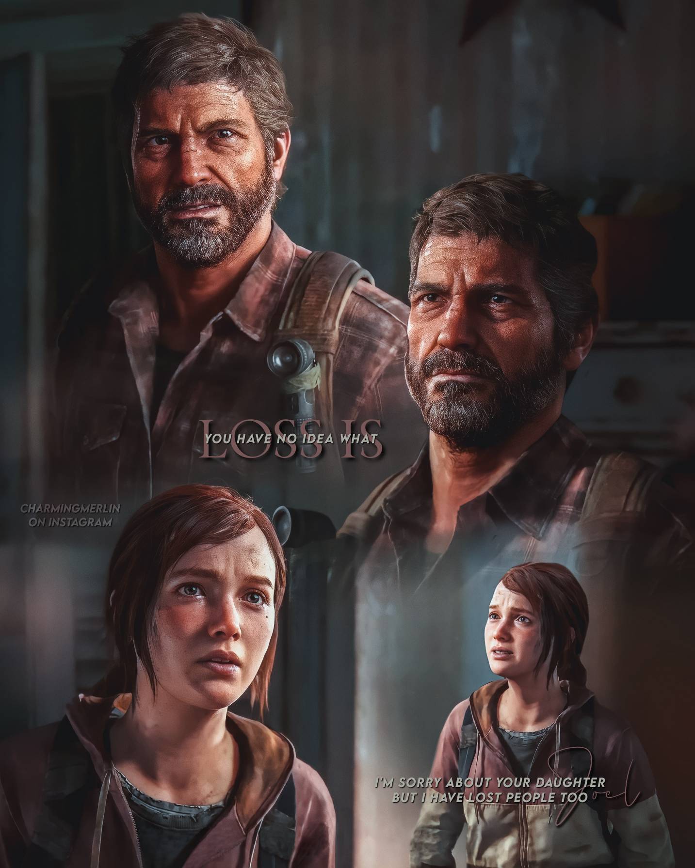 The Last Of Us - Ellie/Joel by charmingmerlin on DeviantArt