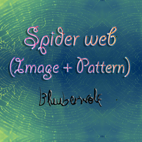 Spider web pack (Image + Pattern) by Bluuberwolf on DeviantArt