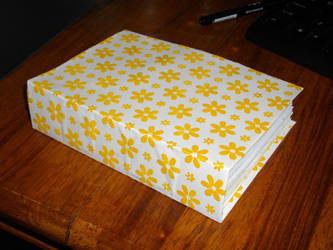 Yellow flowers notebook