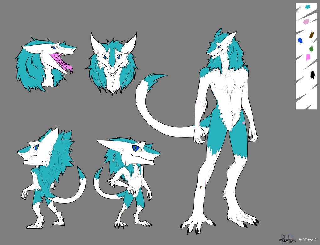 Ulasigi The Sergal ref sheet by NoduTheOddity on DeviantArt