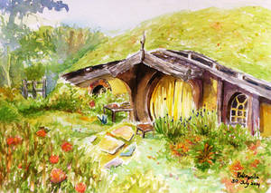 Hobbit House by puddingnila