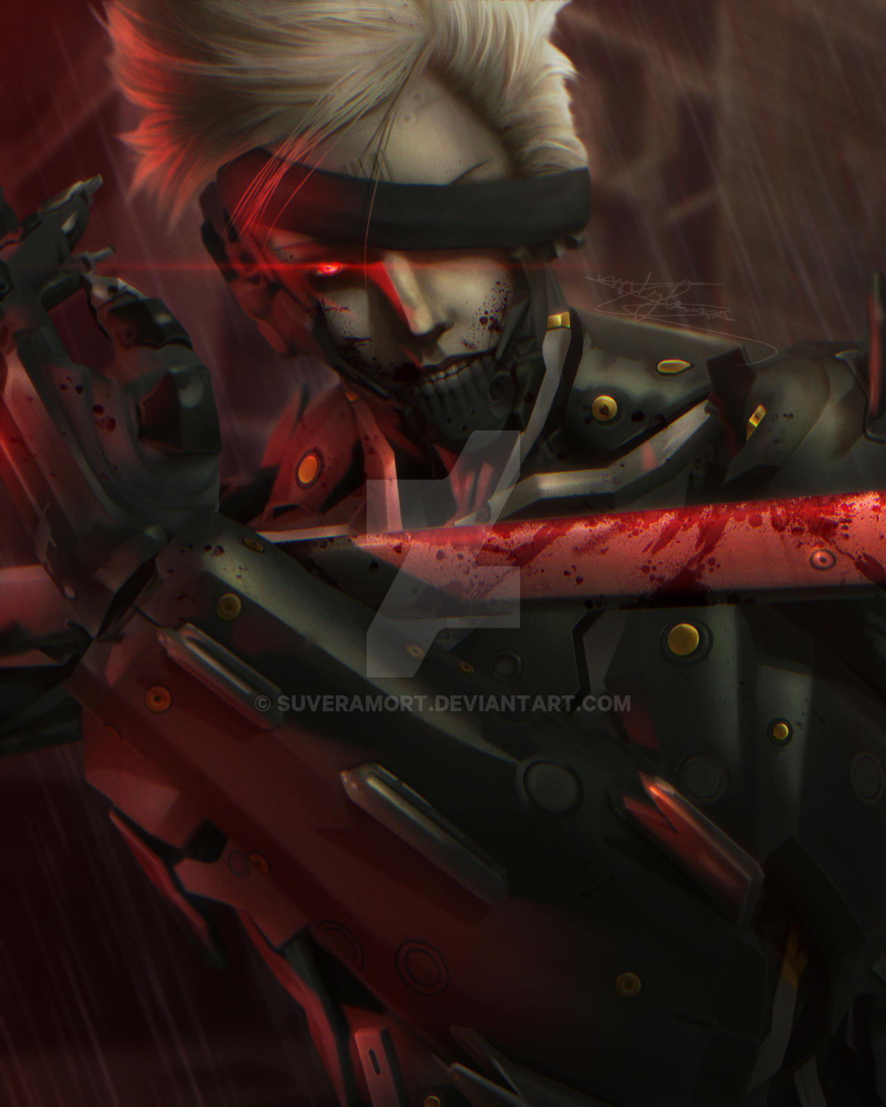 Metal Gear Rising - Raiden - Ripper Mode by Suveramort on DeviantArt