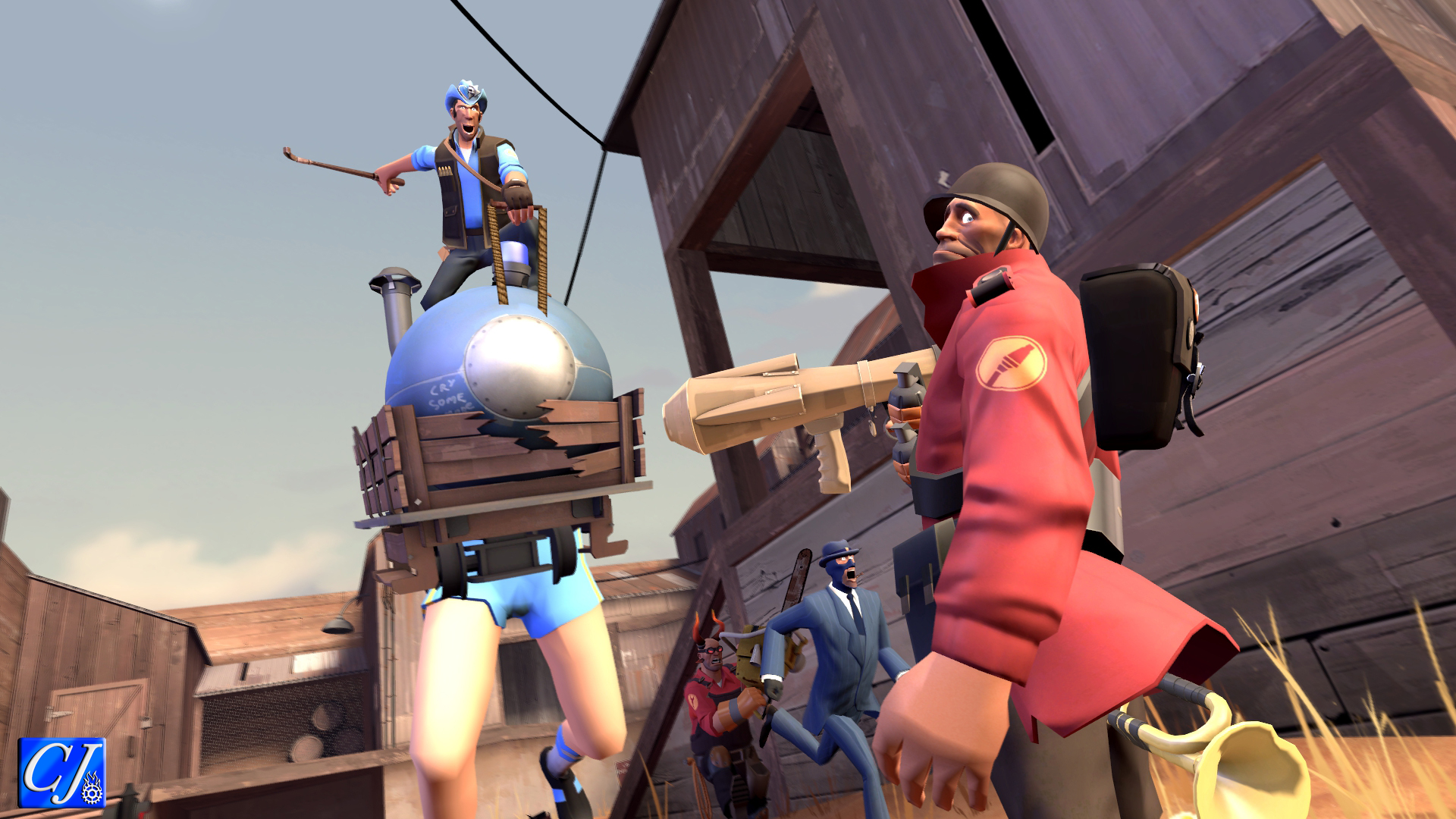 (Request) TF2: Sniper riding the payload