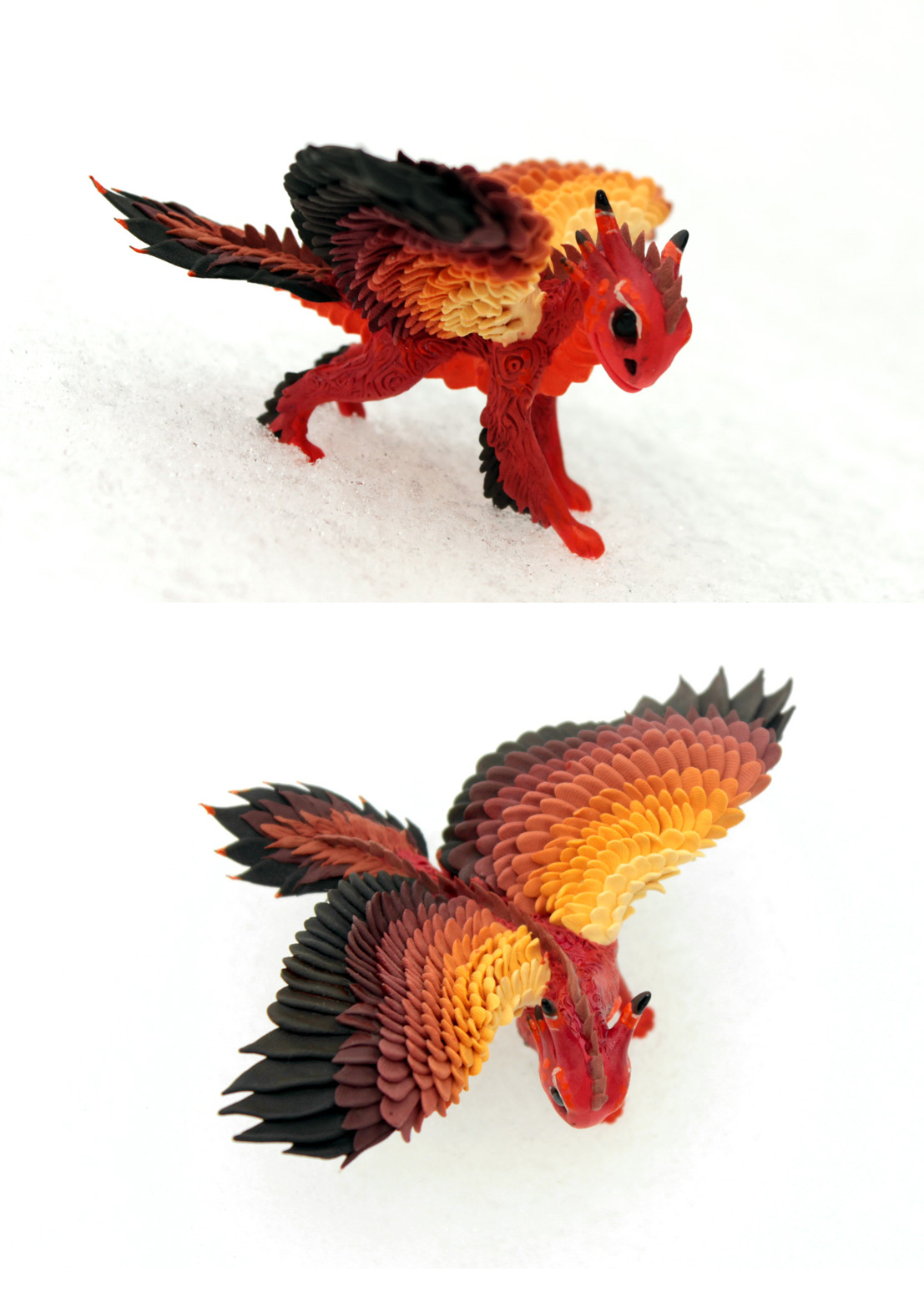 Fire Hawk Dragon - red cute creature