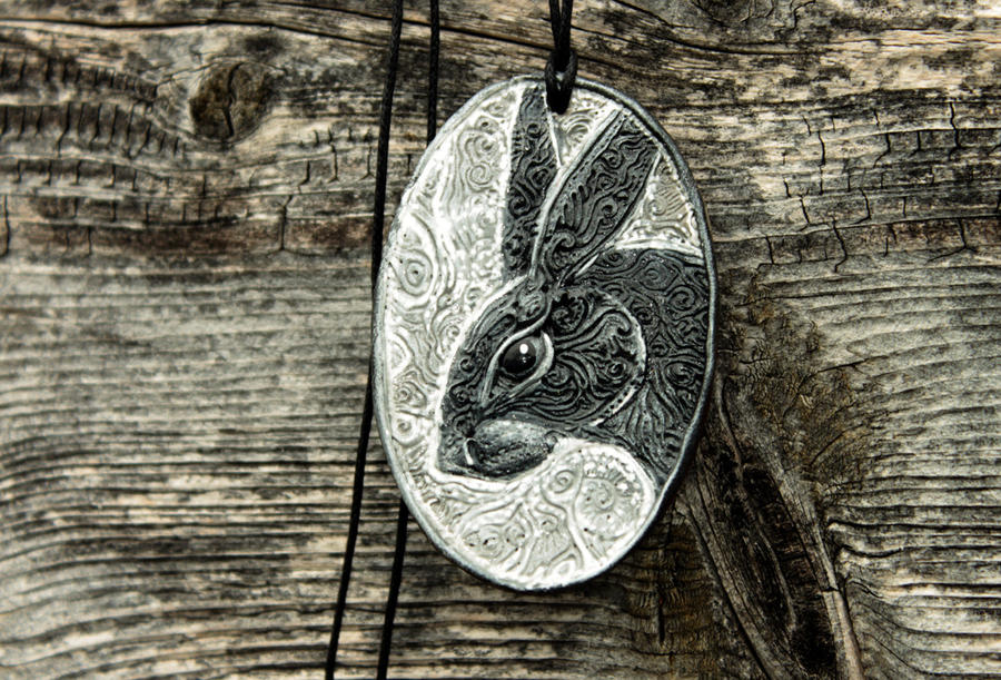 Black Hare Pendant